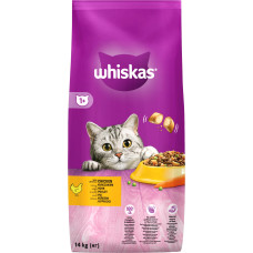 Корм Whiskas 14 кг для дорослих котів з куркою