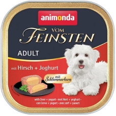 Корм Vom Feinsten Adult Animonda 150 г для дорослих собак фарширована оленина з йгуртом