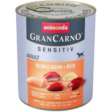 Корм GranCarno Sensitiv Adult Animonda 800 г для дорослих собак з куркою та рисом