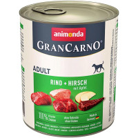 Корм GranCarno Original Adult Animonda 800 г для дорослих собак з яловичиною олениною та яблуком