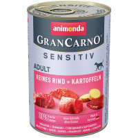 Корм GranCarno Sensitiv Adult Animonda 400 г для дорослих собак з яловичиною та картоплею