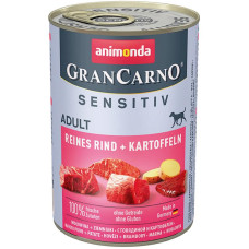 Корм GranCarno Sensitiv Adult Animonda 400 г для дорослих собак з яловичиною та картоплею