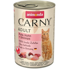 Корм Carny Adult Animonda 400 г для дорослих котів з індичкою куркою і креветками