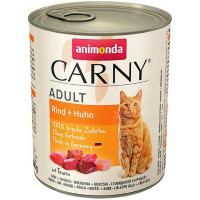 Корм Carny Adult Animonda 800 г для дорослих котів з яловичиною та куркою