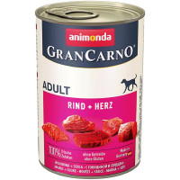 Корм GranCarno Original Adult Animonda 400 г для дорослих собак з яловичиною та серцями