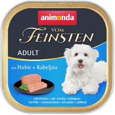 Корм Vom Feinsten Adult Animonda 150 г для дорослих собак з куркою та тріскою