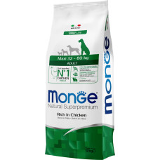 Корм Dog Maxi Adult Monge 12 кг для дорослих собак з куркою і рисом