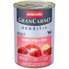 Корм GranCarno Sensitiv Adult Animonda 400 г для дорослих собак з яловичиною та рисом