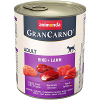 Корм GranCarno Original Adult Animonda 800 г для дорослих собак з яловичиною та ягням