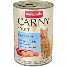 Корм Carny Adult Animonda 400 г для дорослих котів з куркою та лососем