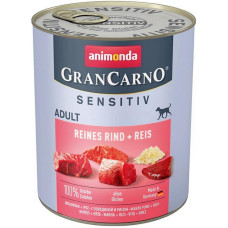 Корм GranCarno Sensitiv Adult Animonda 800 г для дорослих собак з яловичиною та рисом