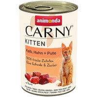 Корм Carny Kitten Animonda 400 г для кошенят з телятиною куркою і індичкою