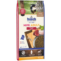 Корм Mini Adult Lamb & Rice Bosch 15 кг для дорослих собак з ягням і рисом