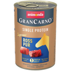 Корм GranCarno Single Protein Supreme Animonda 400 г для дорослих собак з кониною