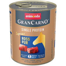 Корм GranCarno Single Protein Supreme Animonda 800 г для дорослих собак з кониною