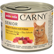 Корм Carny Senior Animonda 200 г для старіючих котів з яловичиною куркою і сиром