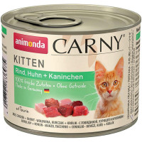 Корм Carny Kitten Animonda 200 г для кошенят з яловичиною куркою і кроликом