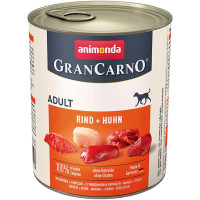 Корм GranCarno Original Adult Animonda 800 г для дорослих собак з яловичиною та куркою