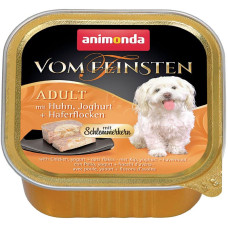 Корм Vom Feinsten Adult Animonda 150 г для дорослих собак фарширована курка з йогуртом і вівсяною кашею