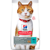 Корм Science Plan Sterilised Cat Young Adult Hill's 3 кг для стерилізованих котів з тунцем