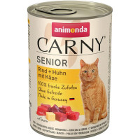 Корм Carny Senior Animonda 400 г для старіючих котів з яловичиною куркою і сиром