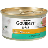 Корм Gold Gourmet 85 г для котів паштет з кроликом