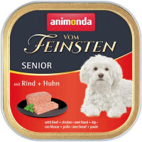 Корм Vom Feinsten Adult Animonda 150 г для старіючих собак з яловичиною та куркою