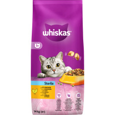 Корм Whiskas 14 кг для стерилізованих котів з куркою