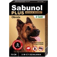 Нашийник Plus Sabunol 75 см від кліщів і бліх