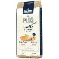 Корм Plus Trout & Potato Bosch 12.5 кг для дорослих собак з фореллю і картоплею