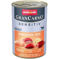 Корм GranCarno Sensitiv Adult Animonda 400 г для дорослих собак з куркою та рисом