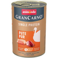 Корм GranCarno Single Protein Animonda 400 г для дорослих собак з індичкою