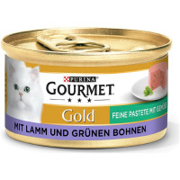 Корм Gold Gourmet 85 г для котів паштет з ягням