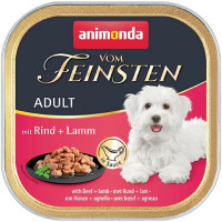 Корм Vom Feinsten Adult Animonda 150 г для дорослих собак з яловичиною та ягням у соусі