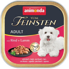 Корм Vom Feinsten Adult Animonda 150 г для дорослих собак з яловичиною та ягням у соусі